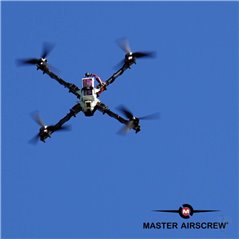 Master Airscrew 13x12 3X Power X-Class Giant Racing Drone Propeller (CW) Reverse/Pusher Black