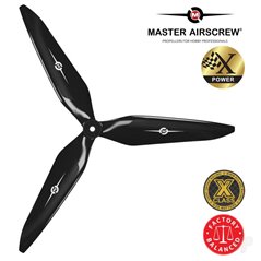 Master Airscrew 3X Power - 12x11 Propeller (CCW) Black