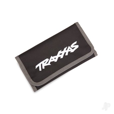Traxxas Tool pouch, black (custom embroideRed with Traxxas logo)