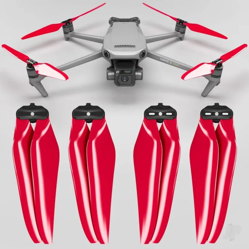Master Airscrew Mavic 3 Stealth - 9.4x5.3 Prop F Set x4 Red