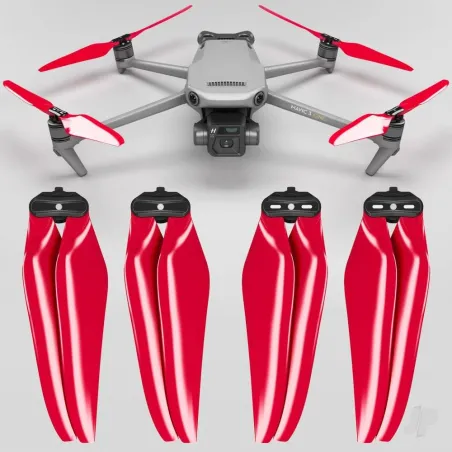 Master Airscrew Mavic 3 Stealth - 9.4x5.3 Prop F Set x4 Red