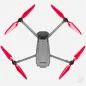 Master Airscrew Mavic 3 Stealth - 9.4x5.3 Prop F Set x4 Red