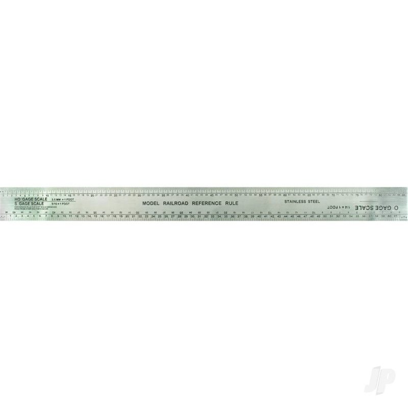 Excel 12in Scale Model Railroad Reference Ruler