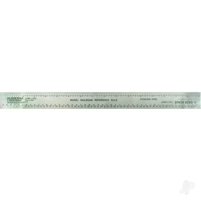 Excel 12in Scale Model Railroad Reference Ruler