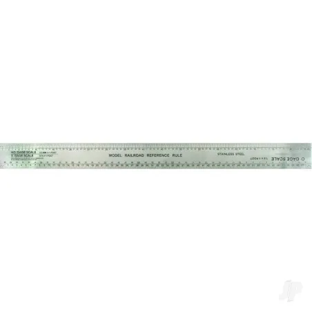 Excel 12in Scale Model Railroad Reference Ruler
