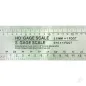 Excel 12in Scale Model Railroad Reference Ruler