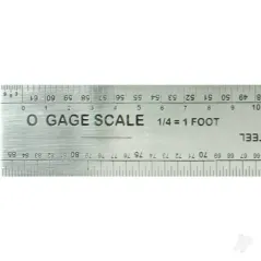 Excel 12in Scale Model Railroad Reference Ruler