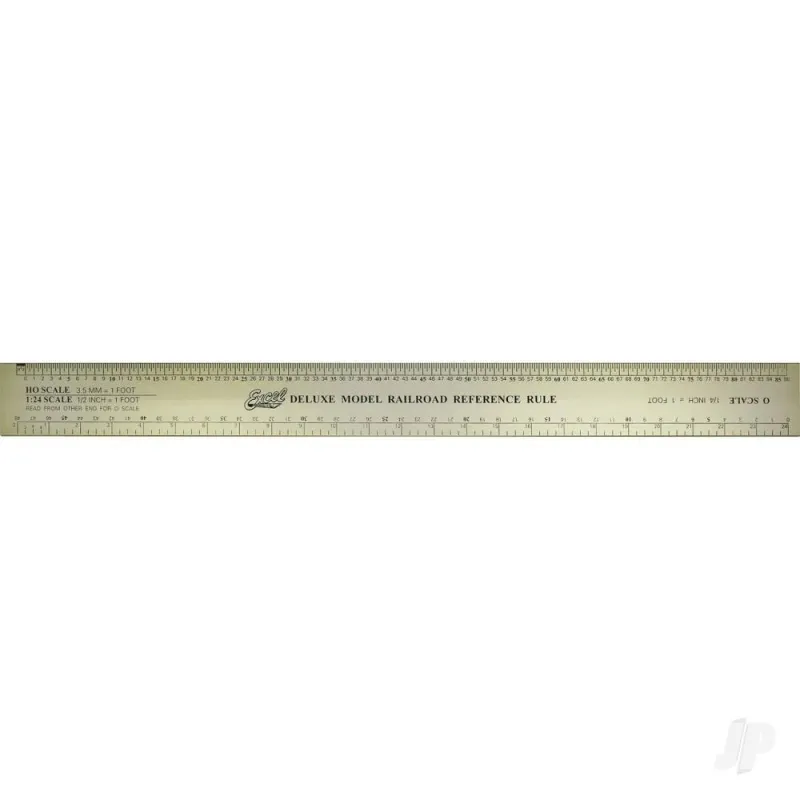 Excel 12in Deluxe Scale Model Railroad Reference Ruler