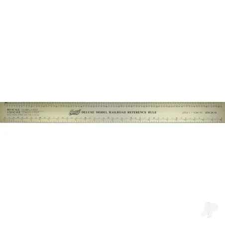 Excel 12in Deluxe Scale Model Railroad Reference Ruler