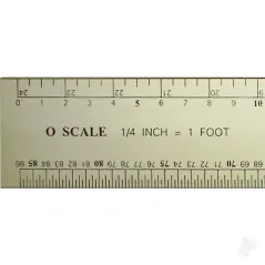 Excel 12in Deluxe Scale Model Railroad Reference Ruler