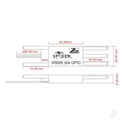 ZTW Spider 30A Opto ESC (2-6 Cells)