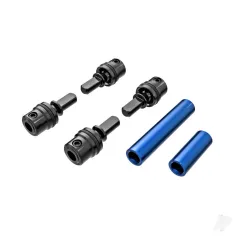 Traxxas Driveshafts, Center, male (metal) (4)/ Driveshafts, Center, female, Aluminium 6061-T6 (blue-anodised) (front & rear)