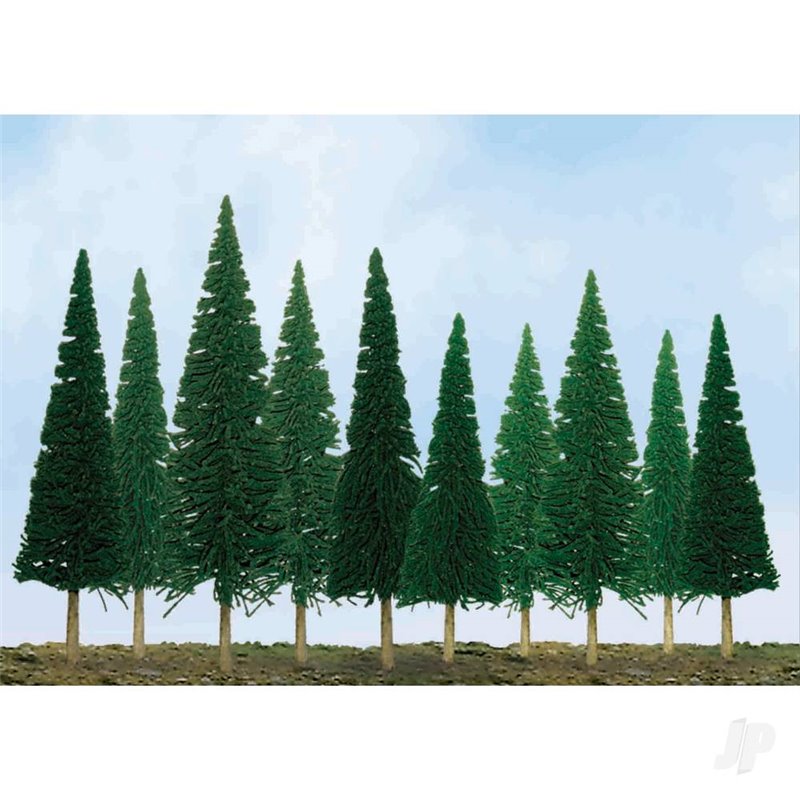 JTT Scenic Pine, 4in to 6in, HO-Scale, (24 per pack)