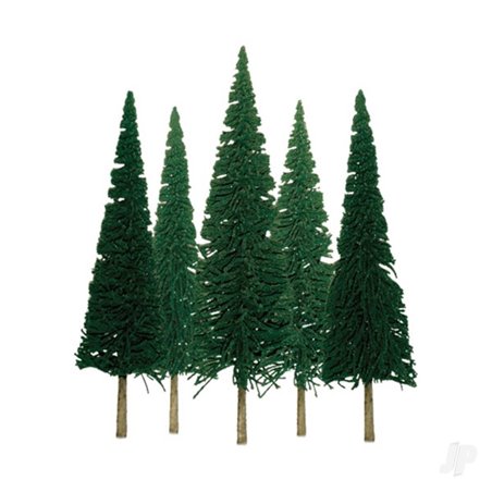 JTT Scenic Pine, 4in to 6in, HO-Scale, (24 per pack)