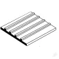 Evergreen 6x12in (15x30cm) Board & Batten Sheet .040in (1.0mm) Thick .100in Spacing (1 Sheet per pack)