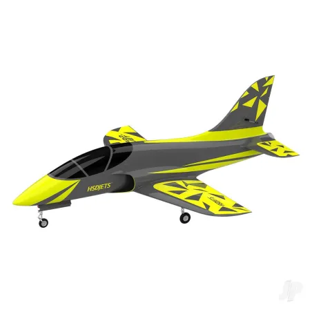 HSD Jets Super Viper 120mm EDF Composite Jet, Yellow / Grey, 1800mm (PNP 12S)