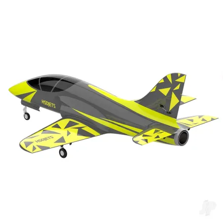 HSD Jets Super Viper 120mm EDF Composite Jet, Yellow / Grey, 1800mm (PNP 12S)