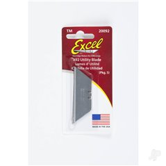 Excel 2 Notch Utility Blade, 0.024in (5 pcs) (Carded)