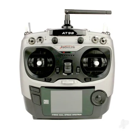 RadioLink AT9S 2.4GHz 10-Channel Transmitter with Receiver (Silver)