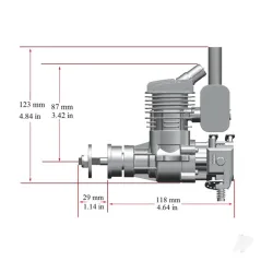 Stinger Engines 10cc Petrol 2-Stroke Single Cylinder Rear Exhaust Stinger Engine