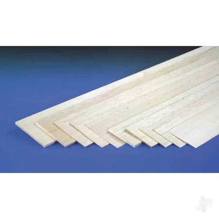 JP 4mm x 100mm Sheet Balsa (1m long)