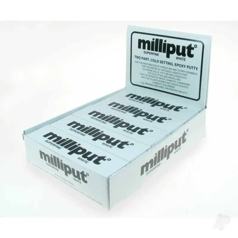 Milliput Milliput White Superfine (Display box of 10)