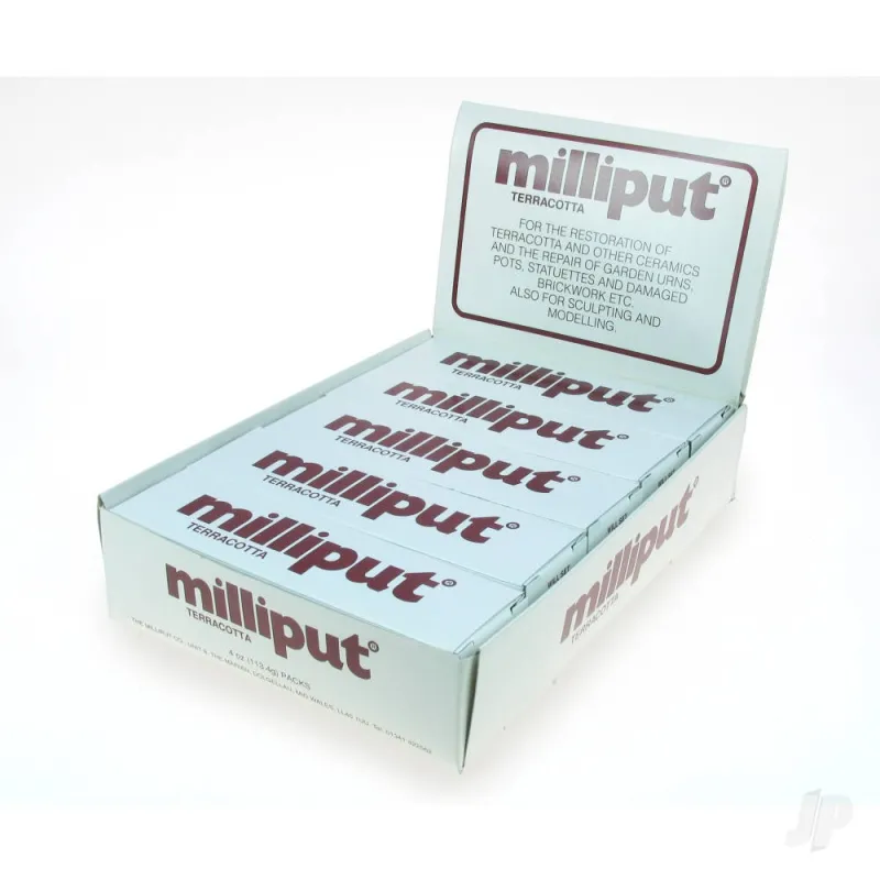 Milliput Milliput Terracotta (Display box of 10) Milliput Milliput Terracotta (Display box of 10)