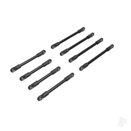 Traxxas Suspension link set, steel (includes 4x53mm front lower links (2), 4x46mm front upper links (2), 4x68mm rear lower or up