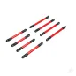 Traxxas Suspension link set, 6061-T6 aluminium (red-anodised) (includes 5x53mm front lower links (2), 5x46mm front upper links (