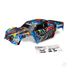 Traxxas Body, X-Maxx, Rock n' Roll (painted, decals applied) (assembled with tailgate protector)