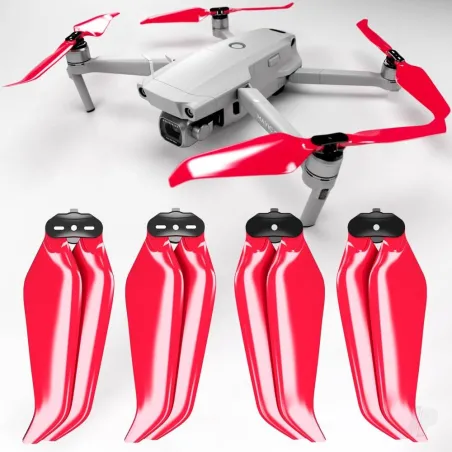 Master Airscrew MR-M2?N Endure - 8.9x4.9 Prop F Set x4 Red for DJI Mavic 2 Zoom, Pro & Ent.