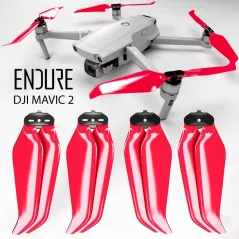 Master Airscrew MR-M2?N Endure - 8.9x4.9 Prop F Set x4 Red for DJI Mavic 2 Zoom, Pro & Ent.