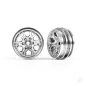Traxxas Wheels, 1.0in (statin chrome) (2)