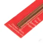 K&S 1/8in Copper Square Tube (12in long) (2 pcs)