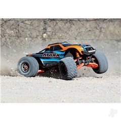 Traxxas Suspension kit, WideMaxx, black (includes Front & Rear suspension arms, Front toe links, Rear shock springs)