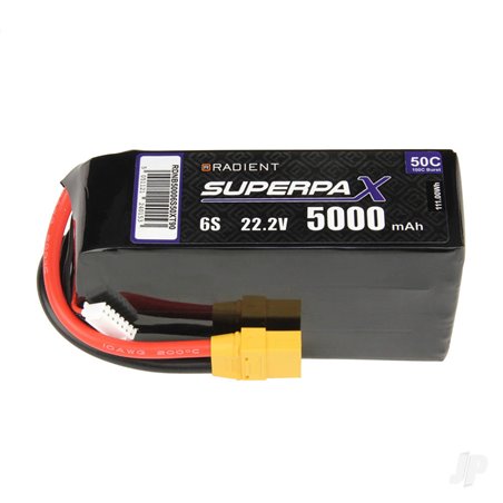 Radient LiPo 6S 5000mAh 22.2V 50C XT90