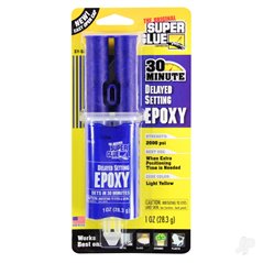 Super Glue 30 Minute Super Strength Delayed Setting Epoxy (1oz, 28.3g)