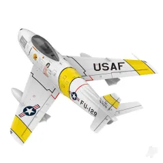 HSD Jets F-86 120mm EDF Foam Jet, Yellow Ribbon (PNP 12S)