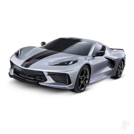 Traxxas Silver Chevrolet Corvette Stingray 1:10 AWD Supercar (+ TQ 2-ch, XL-5, Titan 550)