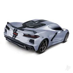 Traxxas Silver Chevrolet Corvette Stingray 1:10 AWD Supercar (+ TQ 2-ch, XL-5, Titan 550)