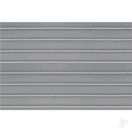 JTT Ribbed Roof, HO-Scale, 1:100, (2 per pack)