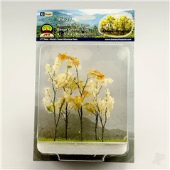 JTT Woods Edge Trees, Beige Green, O-Scale, (5 per pack)