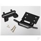 Traxxas Bumper, Front / bumper mount, Front / 4x23mm RM (2 pcs) / 3x10mm RST (2 pcs) (black)