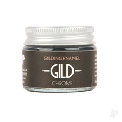 Guild Lane GILD Gilding Enamel Paint, Silver Chrome (15ml Jar)