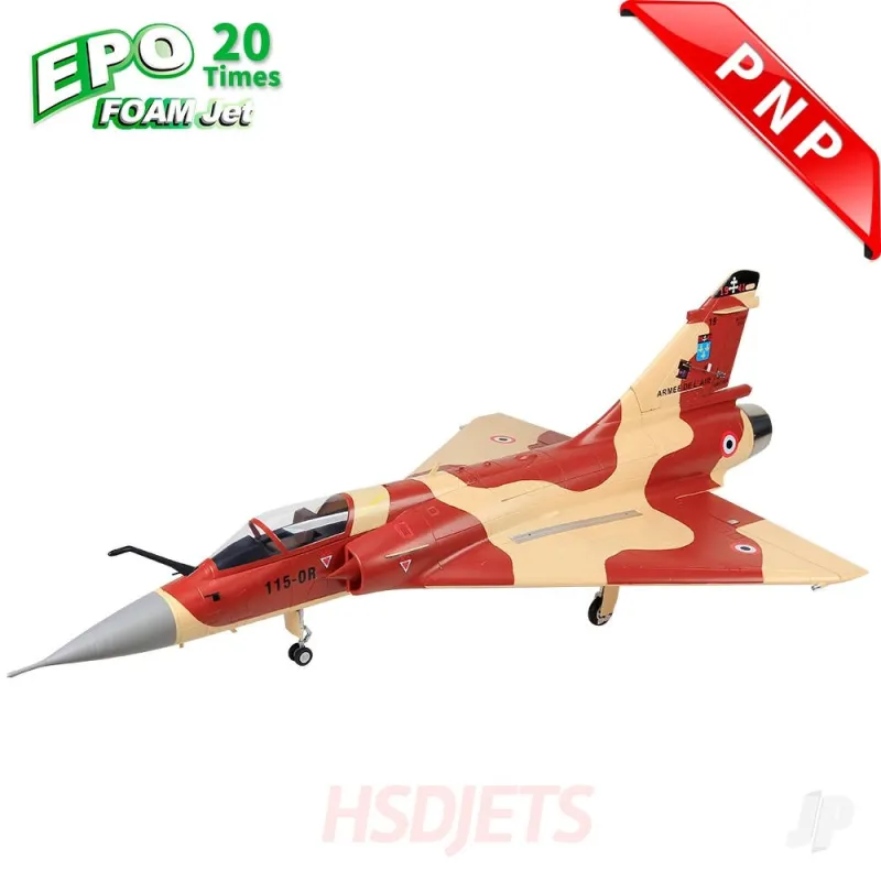 HSD Jets Mirage 2000 8kg Turbine Foam Jet, Desert Rat (PNP + Vector, no turbine)