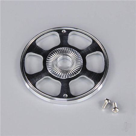 JP 45mm Chrome Look Spinner (with Aluminium Back Plate)