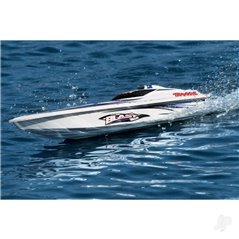 Traxxas Orange Blast 1:10 High Performance Race Boat (+ TQ 3-ch, Nautica ESC, Stinger 540, 6-Cell NiMH, DC charger)