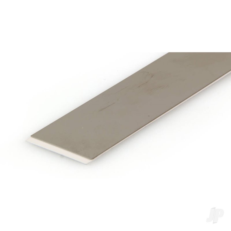 K&S 1in Stainless Steel Strip .012in Thick (12in long)