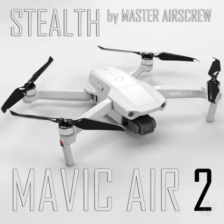 Master Airscrew MR-Mavic Air 2 -7.4x3.9 Prop Set x4 Black