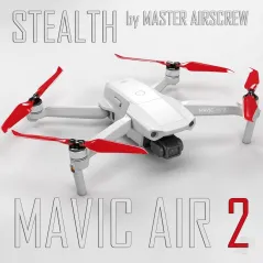 Master Airscrew MR-Mavic Air 2 -7.4x3.9 Prop Set x4 Red